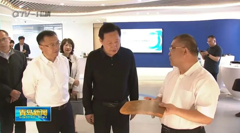 青岛市人大常委会党组书记、主任梅建华调研青源峰达太赫兹科技